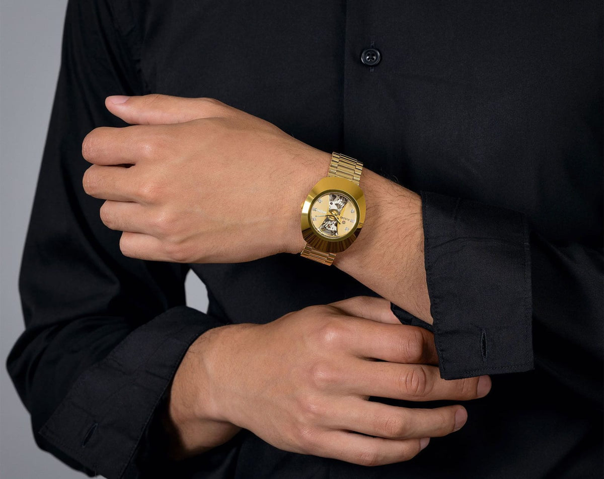 RA.DO DIASTAR ORIGINAL OPEN HEART AUTOMATIC GOLD