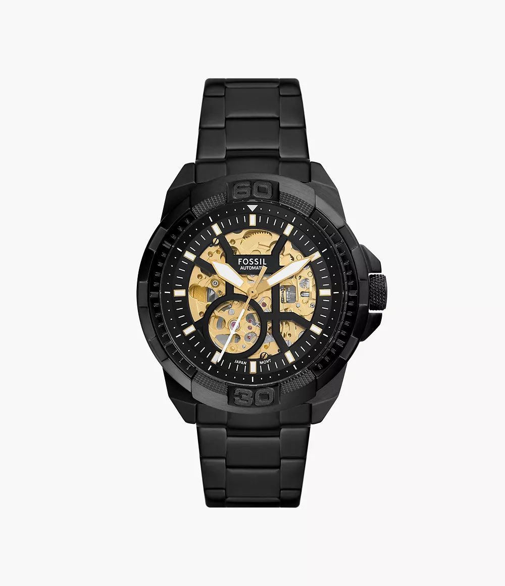 Fos.sil Bronson Automatic Black gold