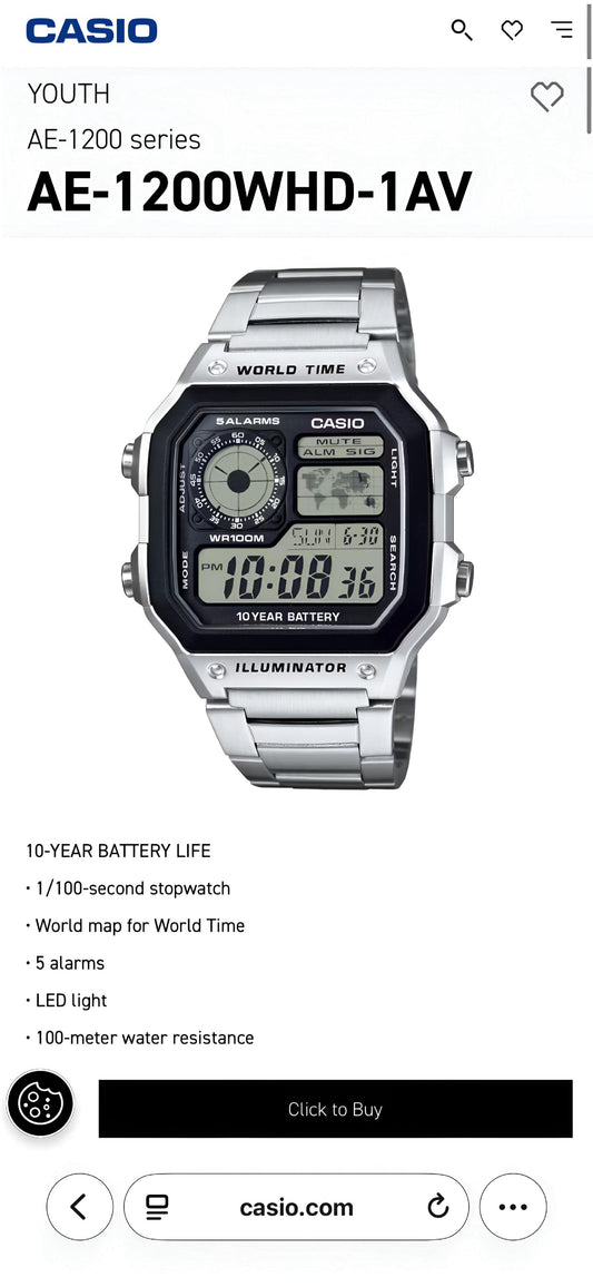 A true legend in digital form — the Casio Youth, timeless and iconic live Hands-on.