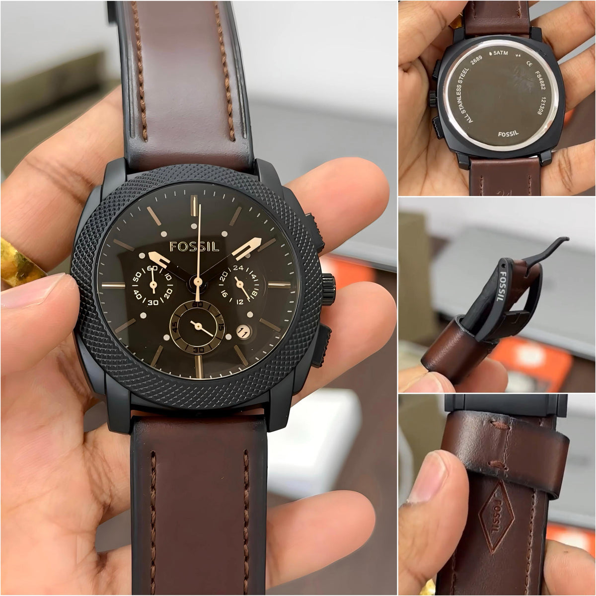 FOS.SIL MACHINE CHRONOGRAPH FS4656 PREMIUM QUALITY