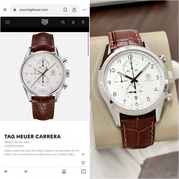 New Tag heuer carrera calibre 1887 Japan