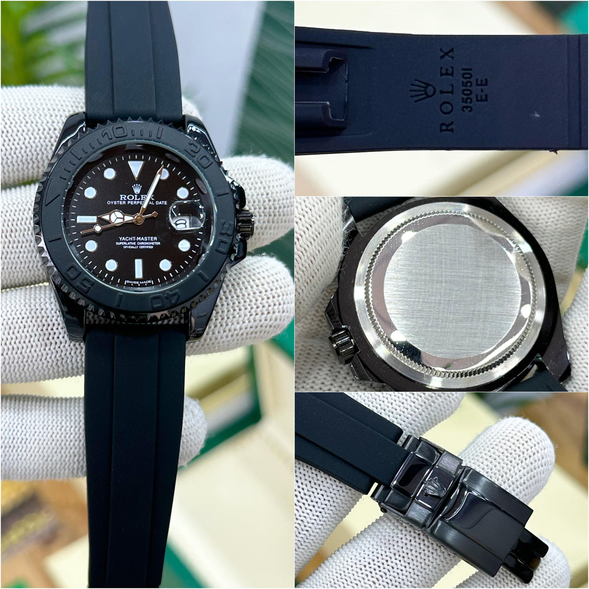 ROL.EX YATCH MASTER QUARTZ ALL BLACK