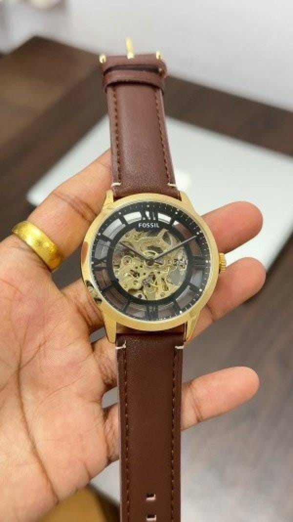 Fos.sil Townsman Brown-Gold