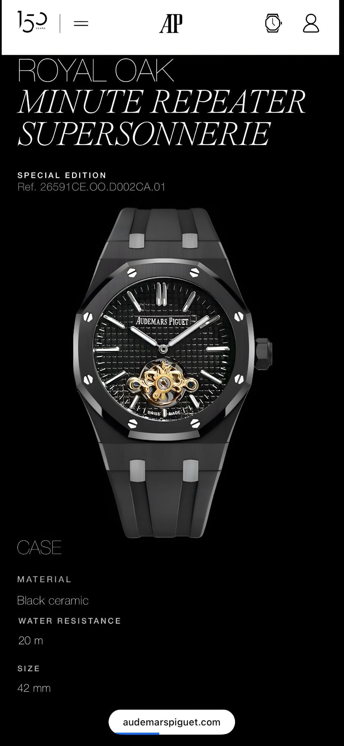 Aude.mars piguet royal Tourbillion