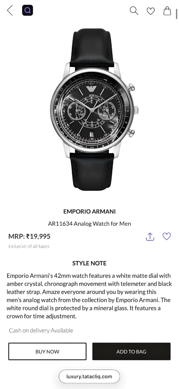 Em.porio Armani Ar1163