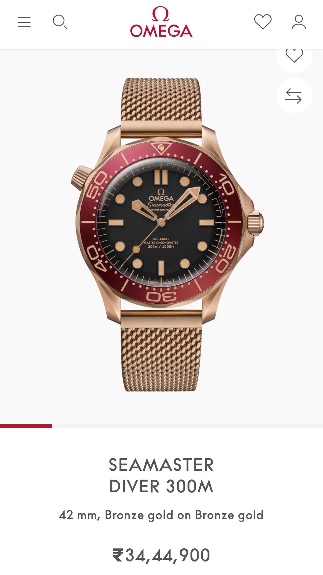 Om.ega Seamaster Diver 300M Automatic