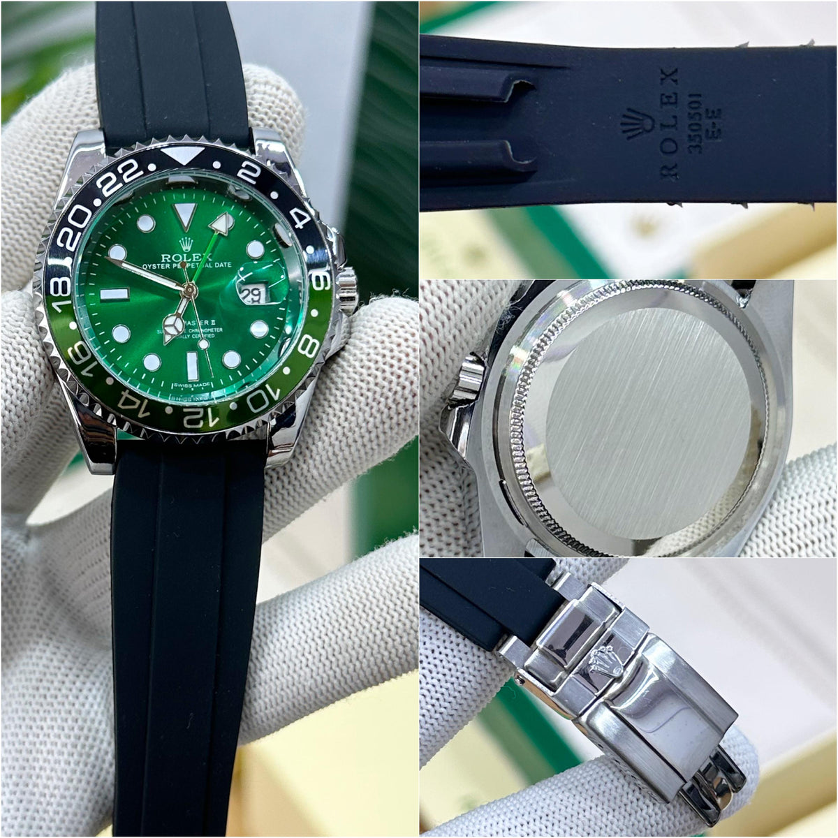 ROL.EX GMT MASTER II NEW RELEASE GREEN BLACK
