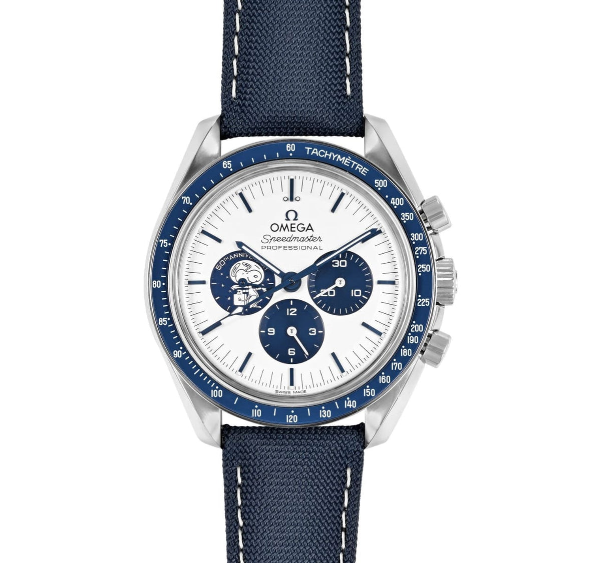 Om.ega Speedmaster Silver Snoopy