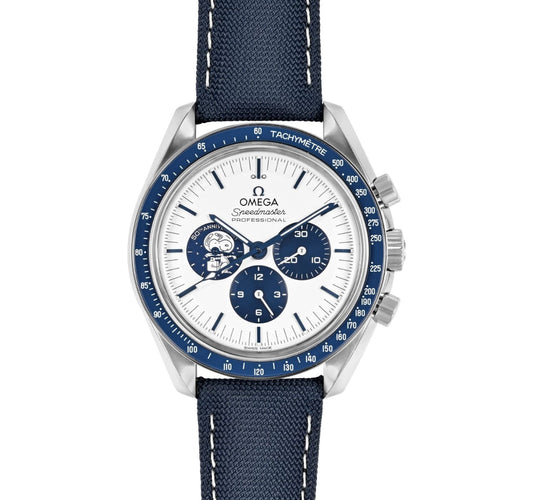Om.ega Speedmaster Silver Snoopy