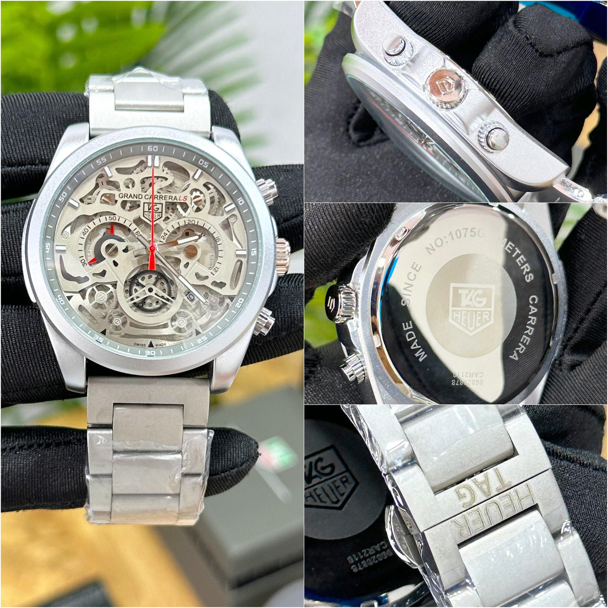 NEW TAG_HEUER CARRERA CR7 GREY STEEL