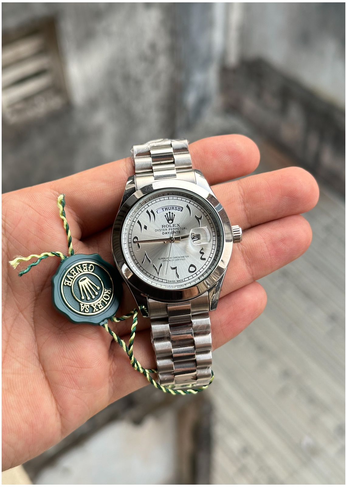 Rol.ex Oyster Perpetual Day Date Arabic