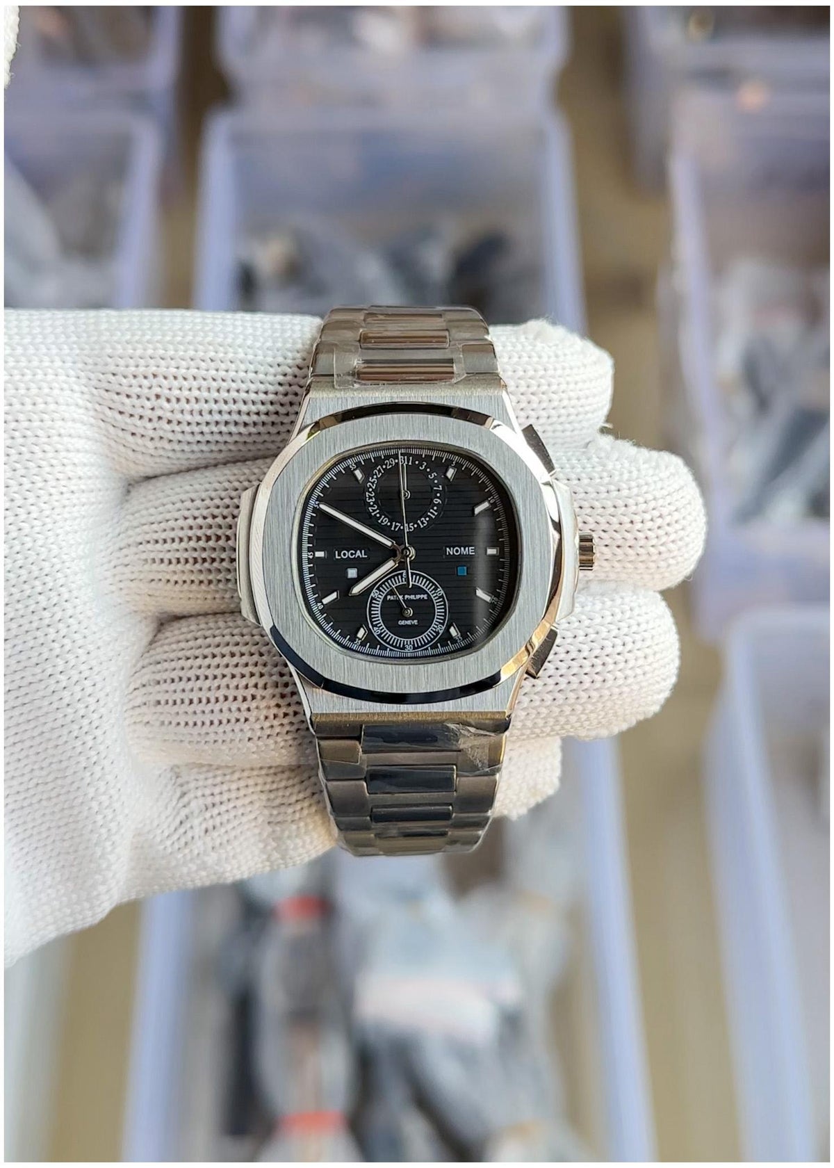 New Patek_philippe Aquanaut 5968 Battery Japan Machine