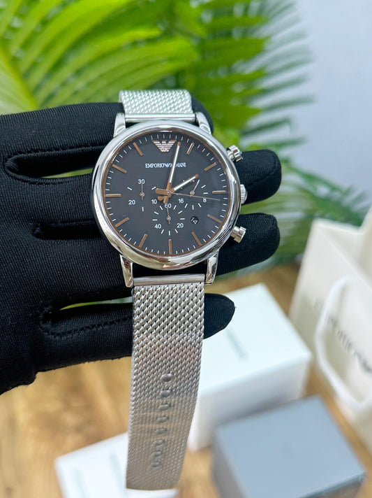 EMPORIO_ARMANI LUIGI SERIES IN SILVER