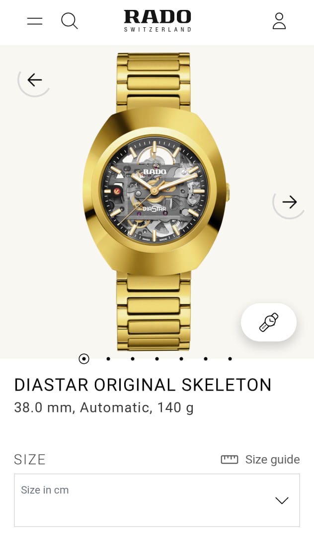 Ra.do Diastar Skeleton Black