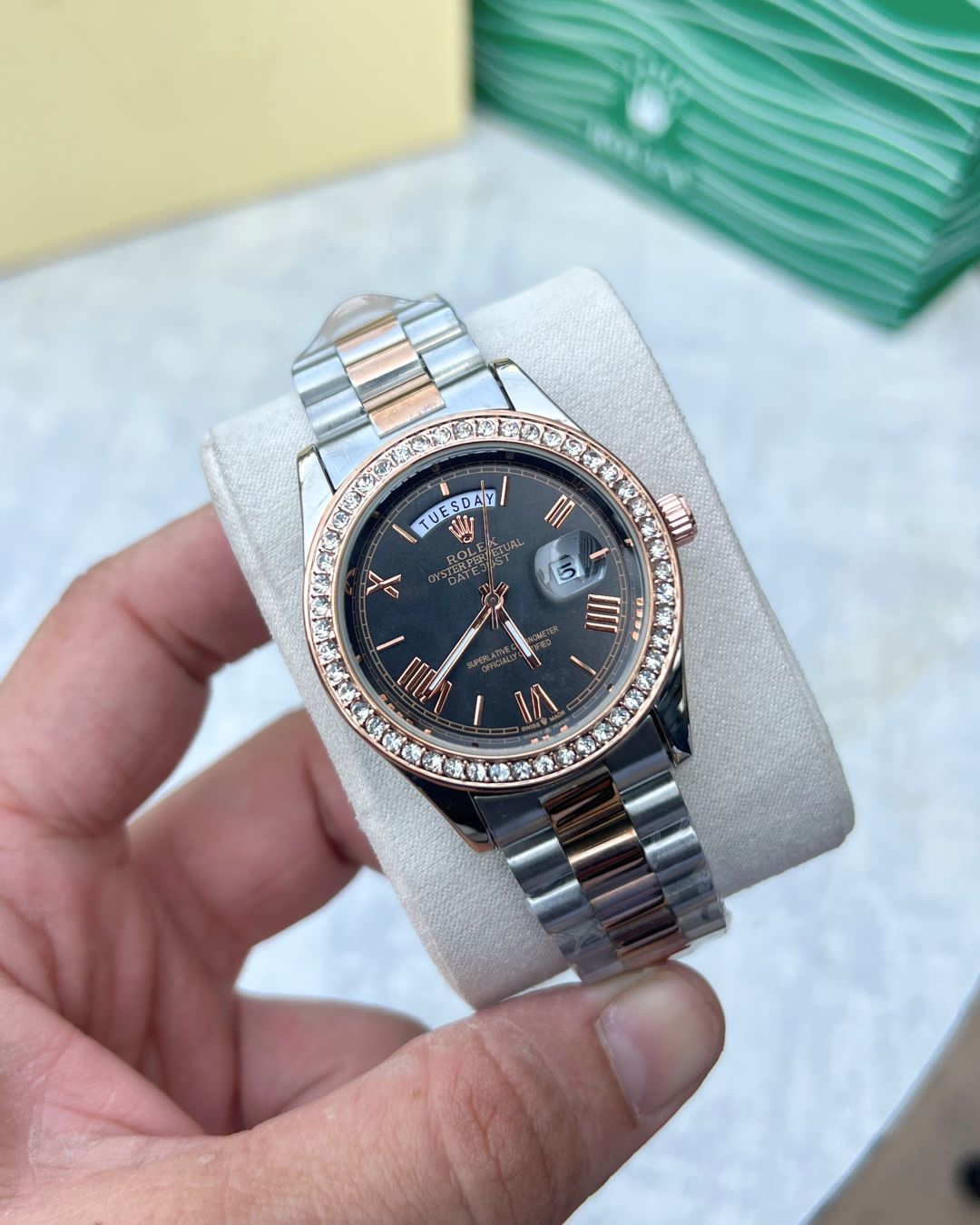 Rol.ex Oyster Perpetual Day Date Diamond