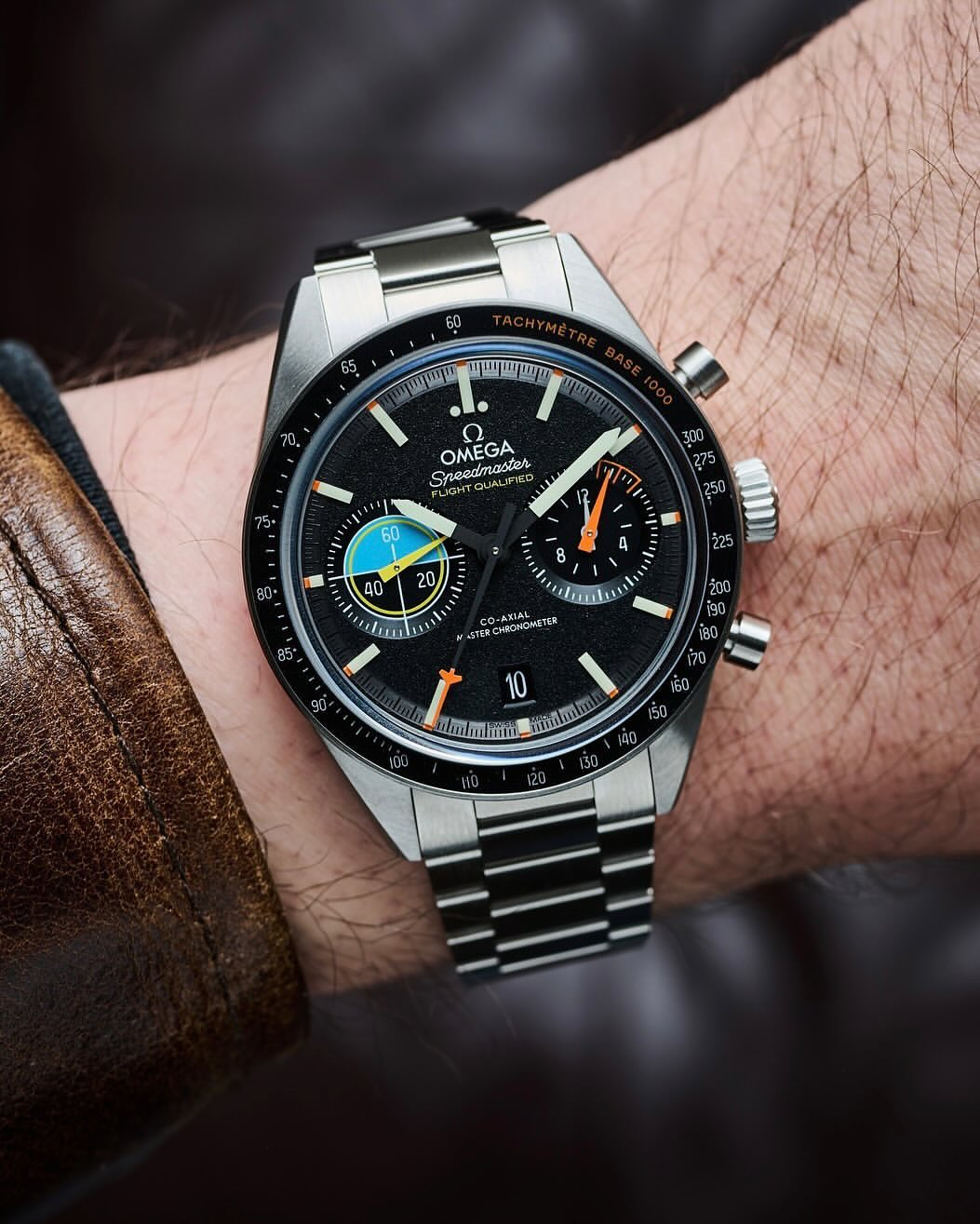 Om.ega Speedmaster Pilot Co-Axial Master Chronometer Chronograph
