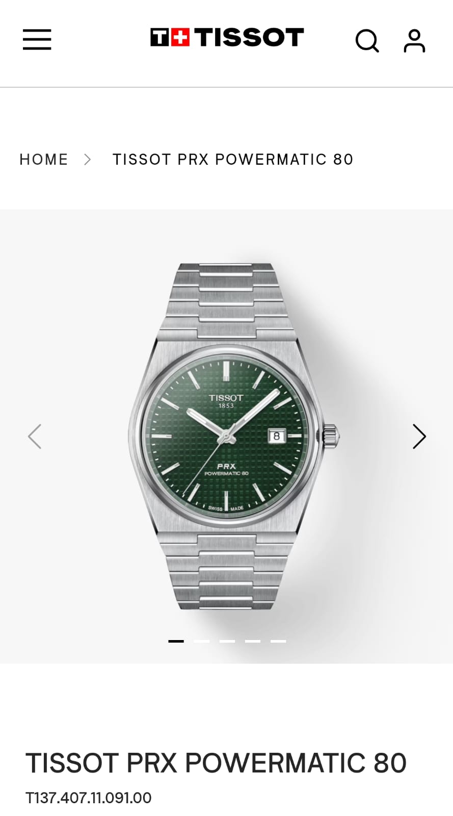 Tis.sot 1853 Prx Automatic Top Quality