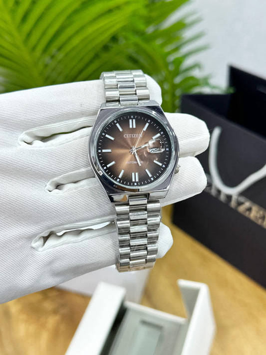 ALL TIME HOT SELLING! CITIZEN TSUYOSA BROWN DIAL