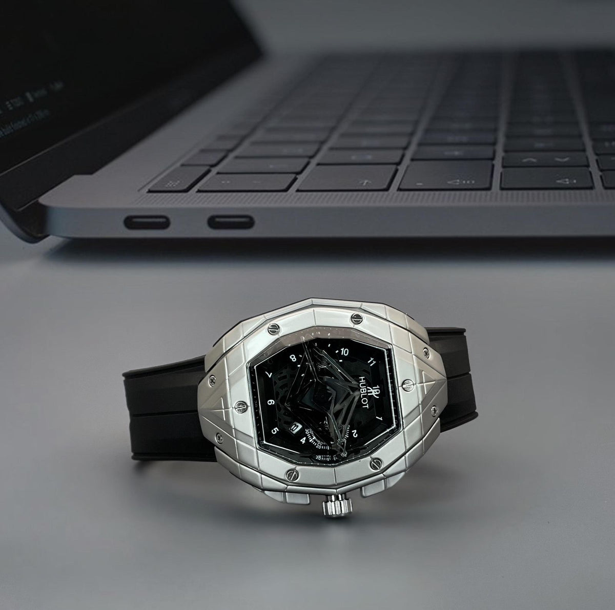 HUB.LOT BIG BANG SENNA black silver
