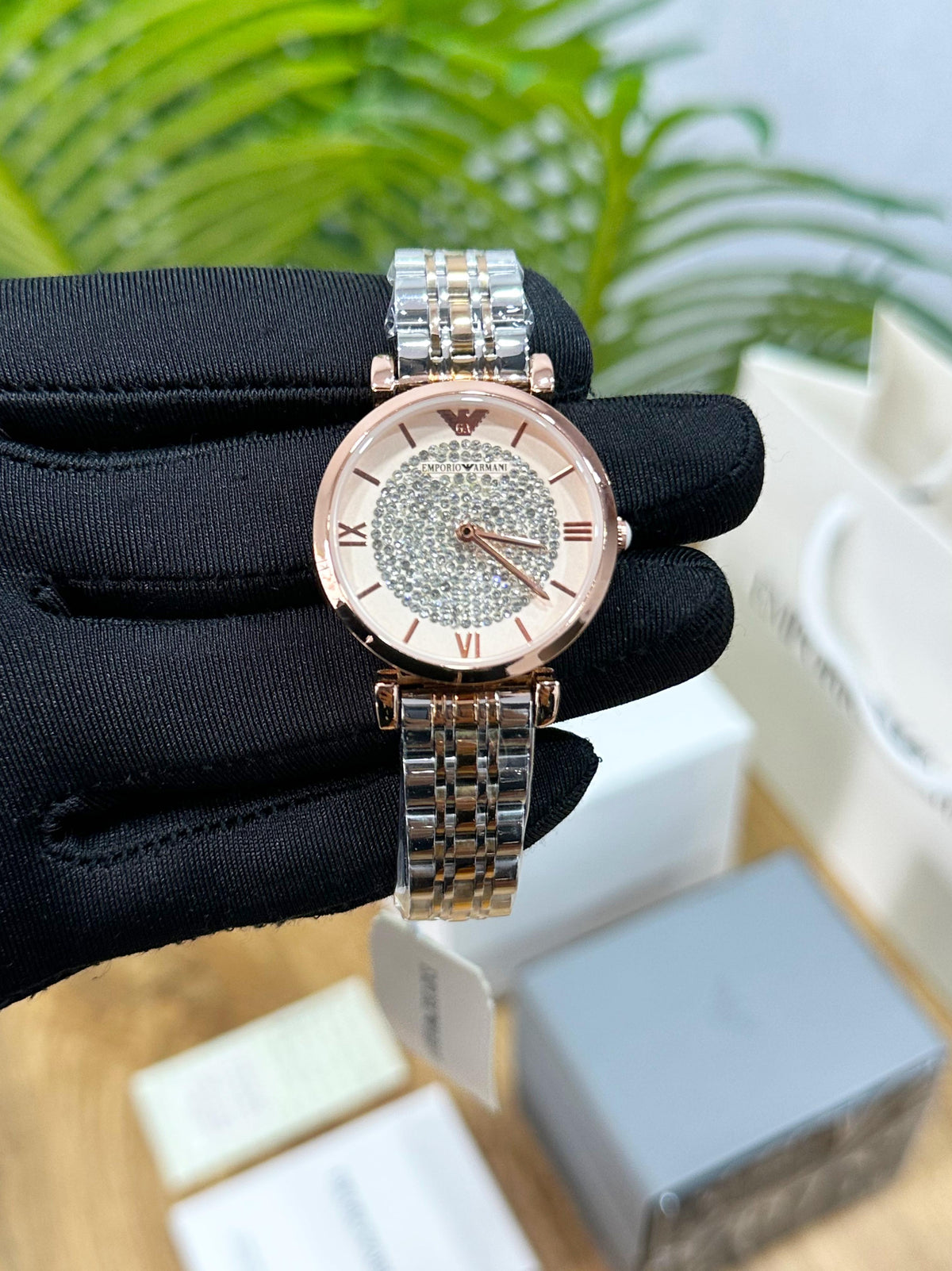 BEAUTIFUL ROSE GOLD EMPORIO ARMANI FOR HER