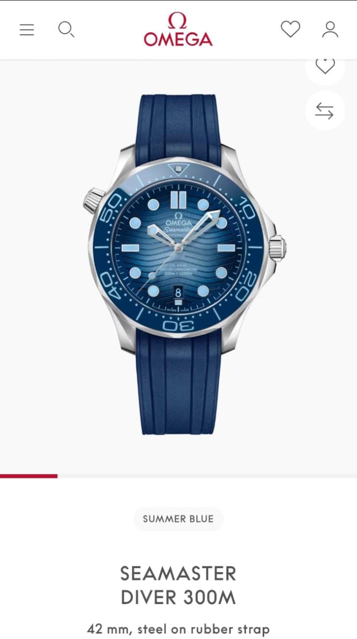 Om.ega seamaster Diver 300M