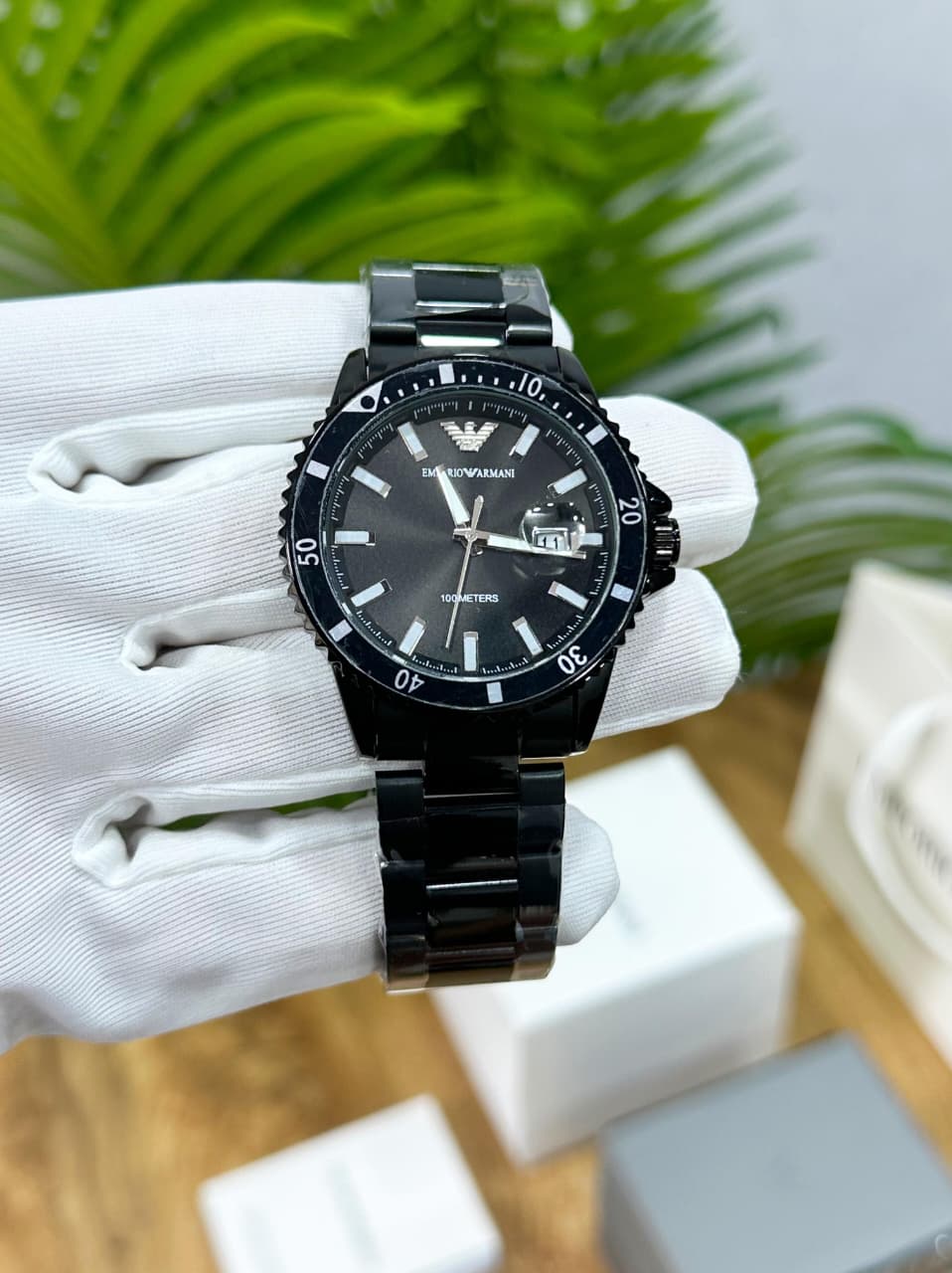LATEST EM.PORIO ARMANI DIVERS SERIES BLACK