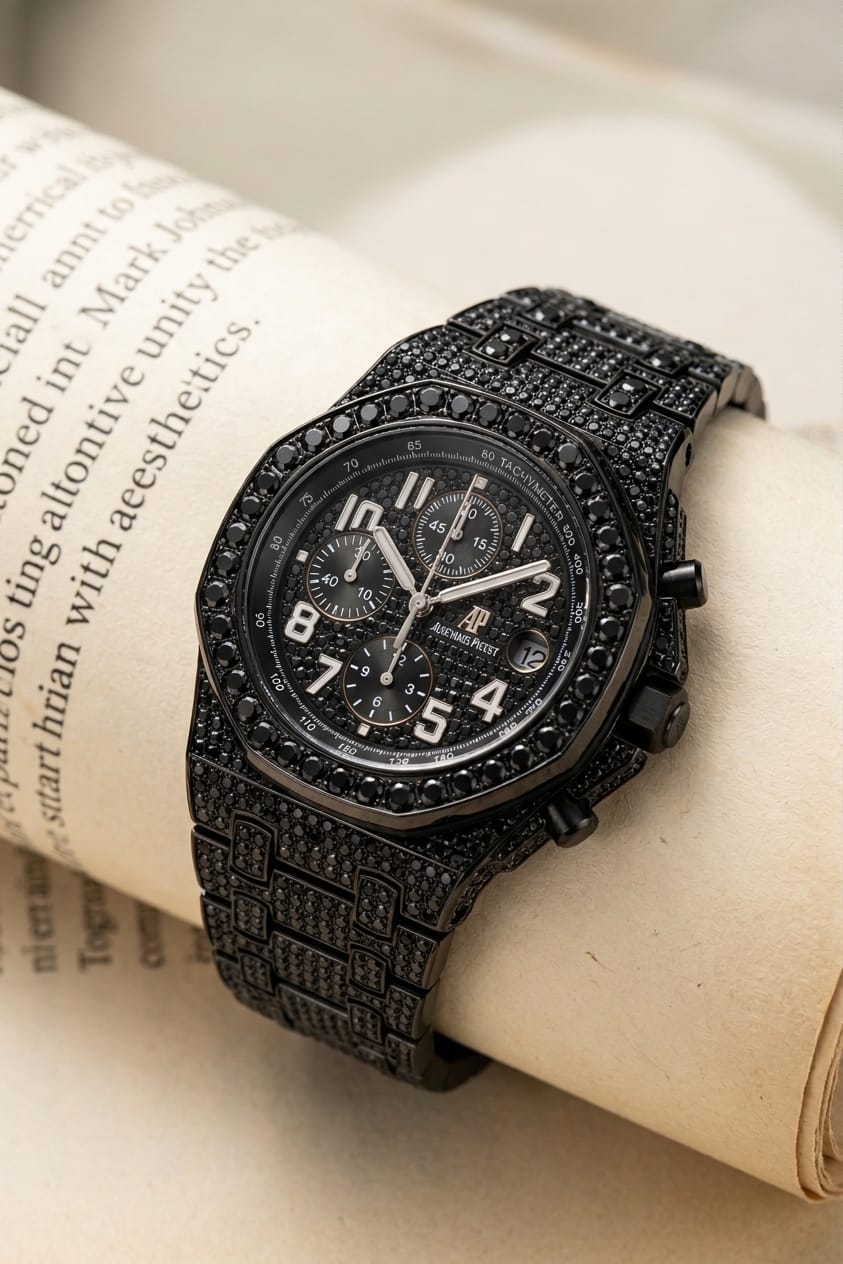 Aude.mars_piguet royal Oak TachyMeter Iced Out
