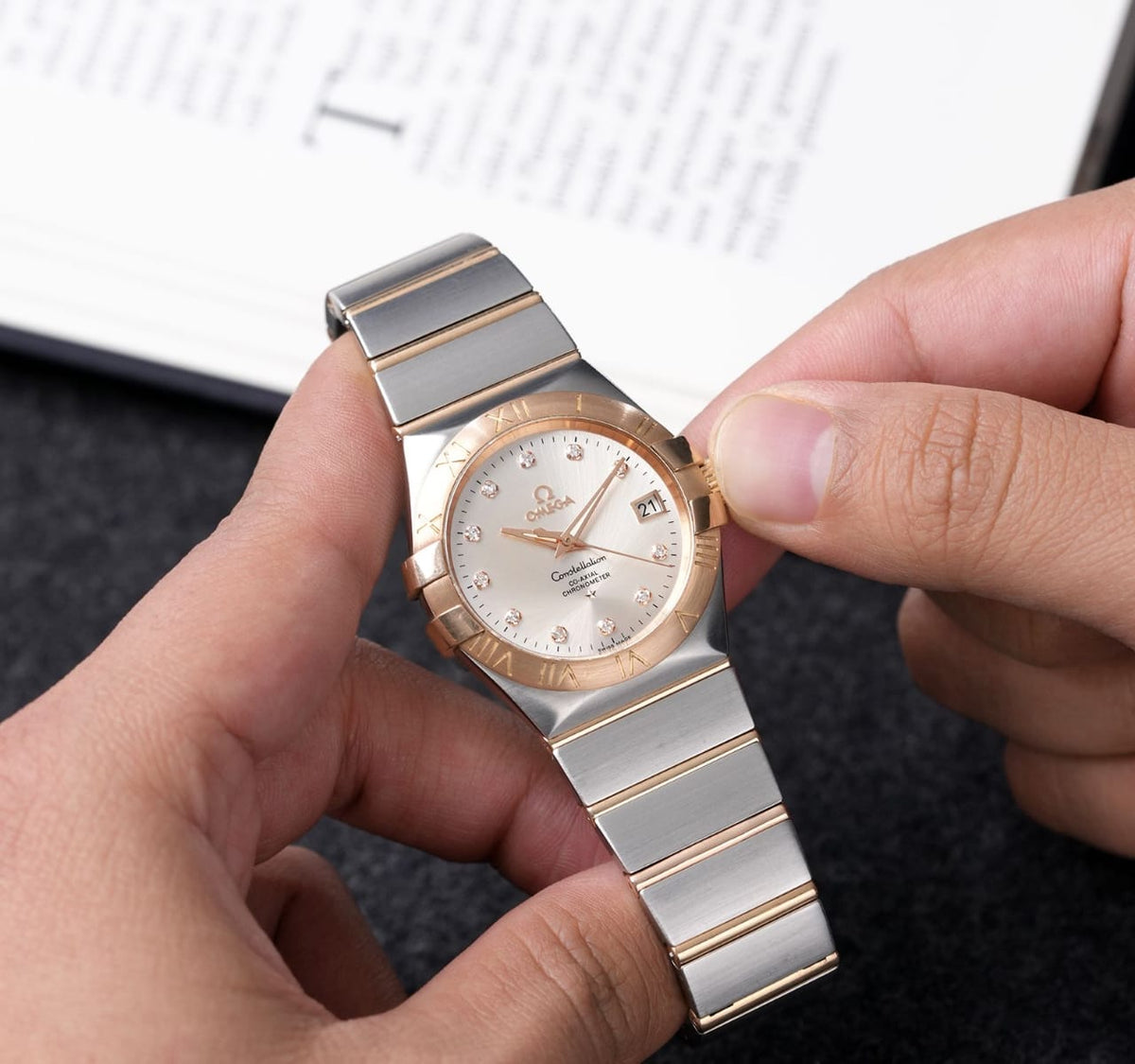 Om.ega Constellation Co-Axial Chronometer