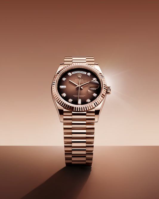 Rol.ex Oyster perpetual Day Date Automatic Gold-Green