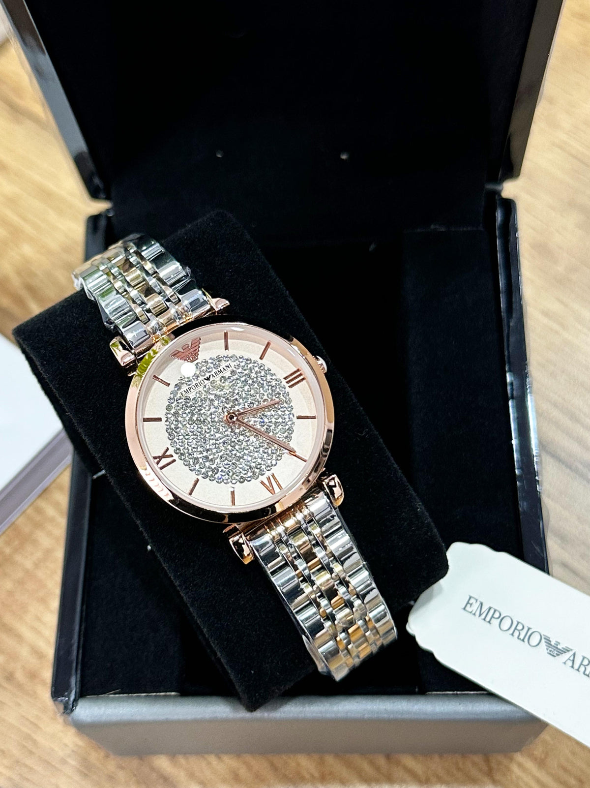 BEAUTIFUL ROSE GOLD EMPORIO ARMANI FOR HER