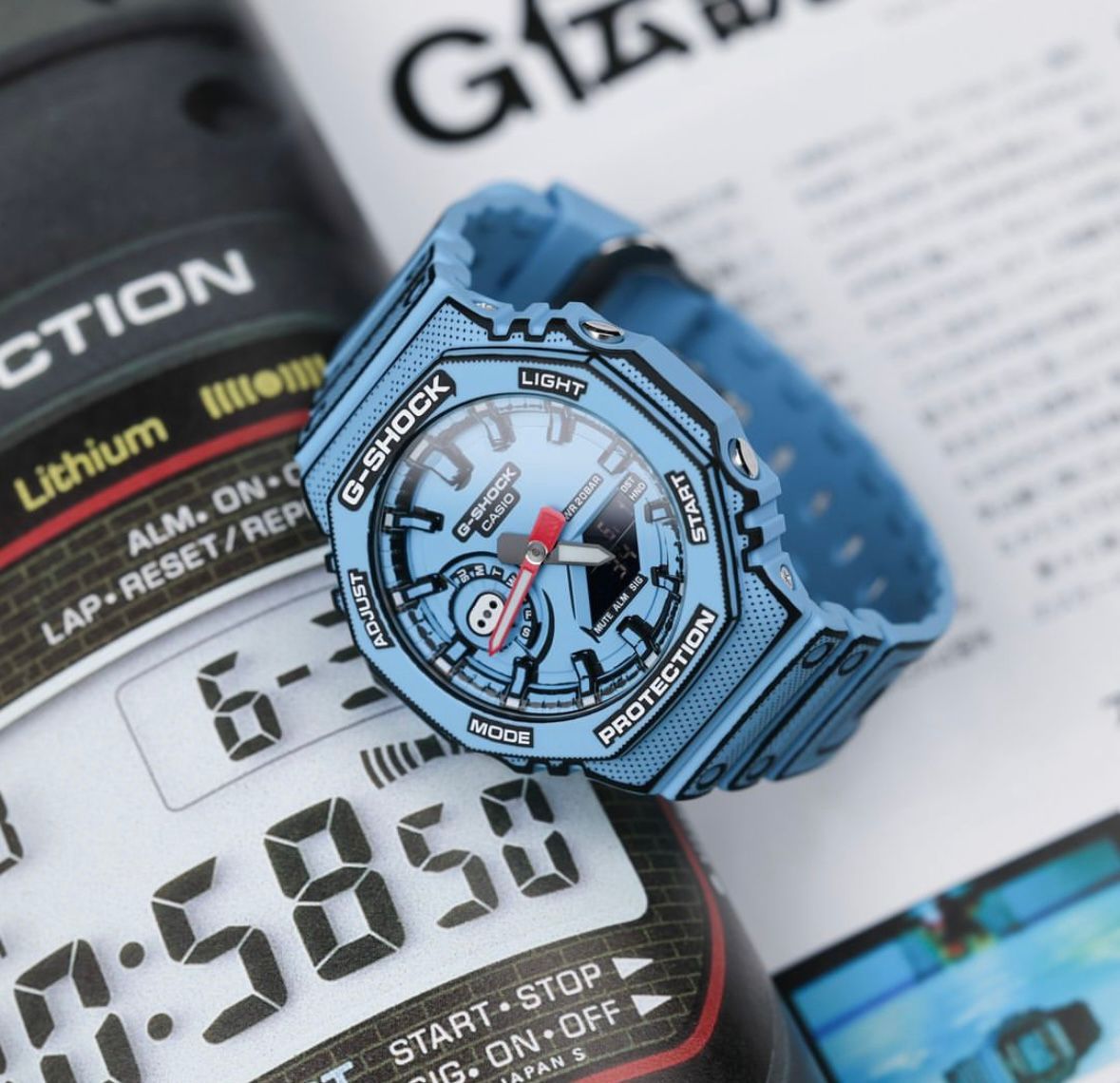 NEW G-SHOCK GA 2100 MANGA EDITION