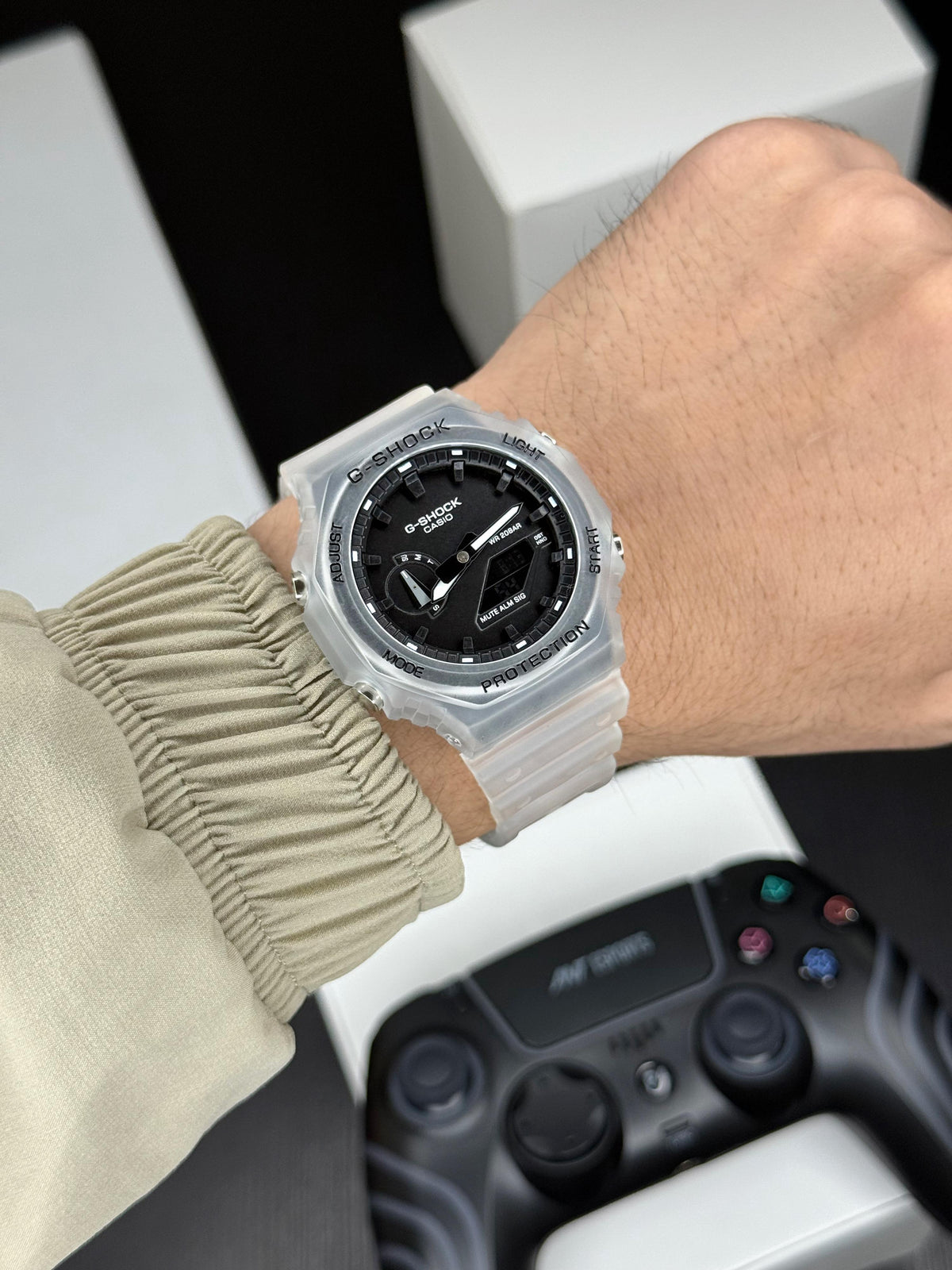 NEW G SHOCK GA 2100 black transperent