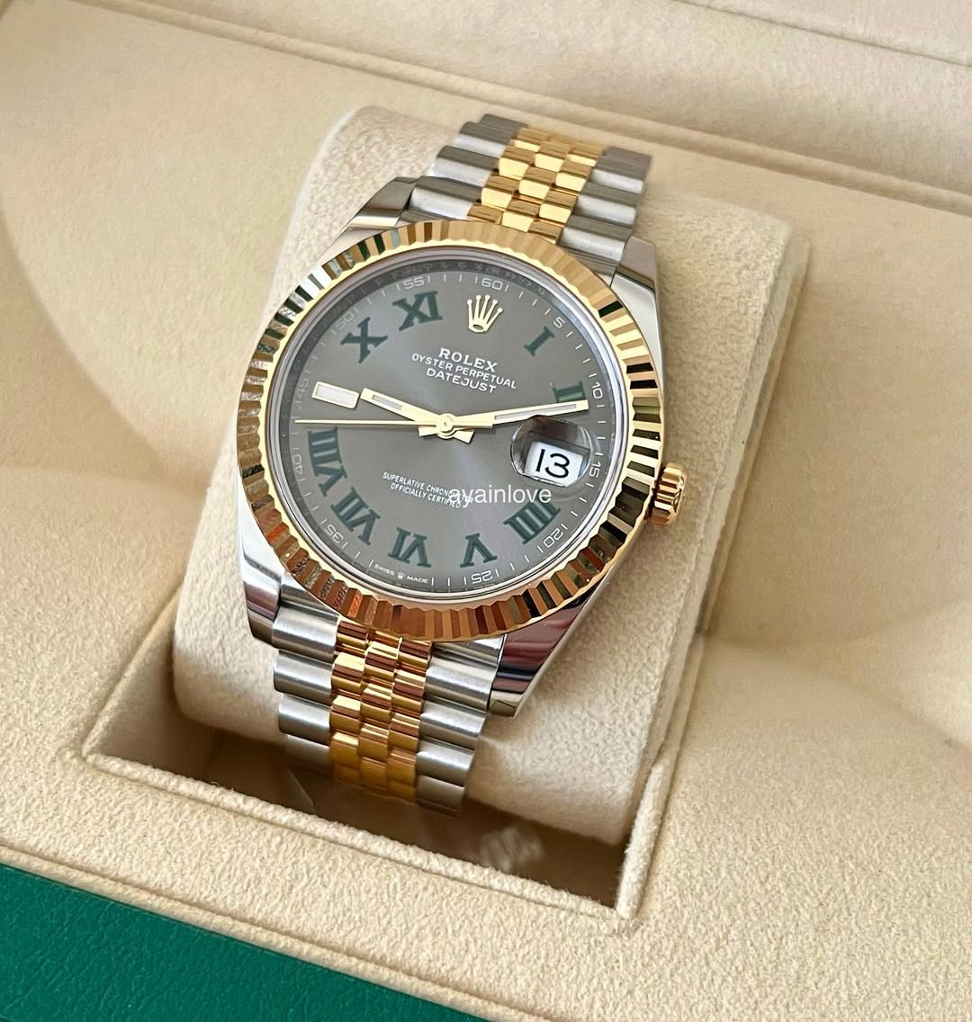 Rol.ex Oyster perpetual Date Just Automatic Gold