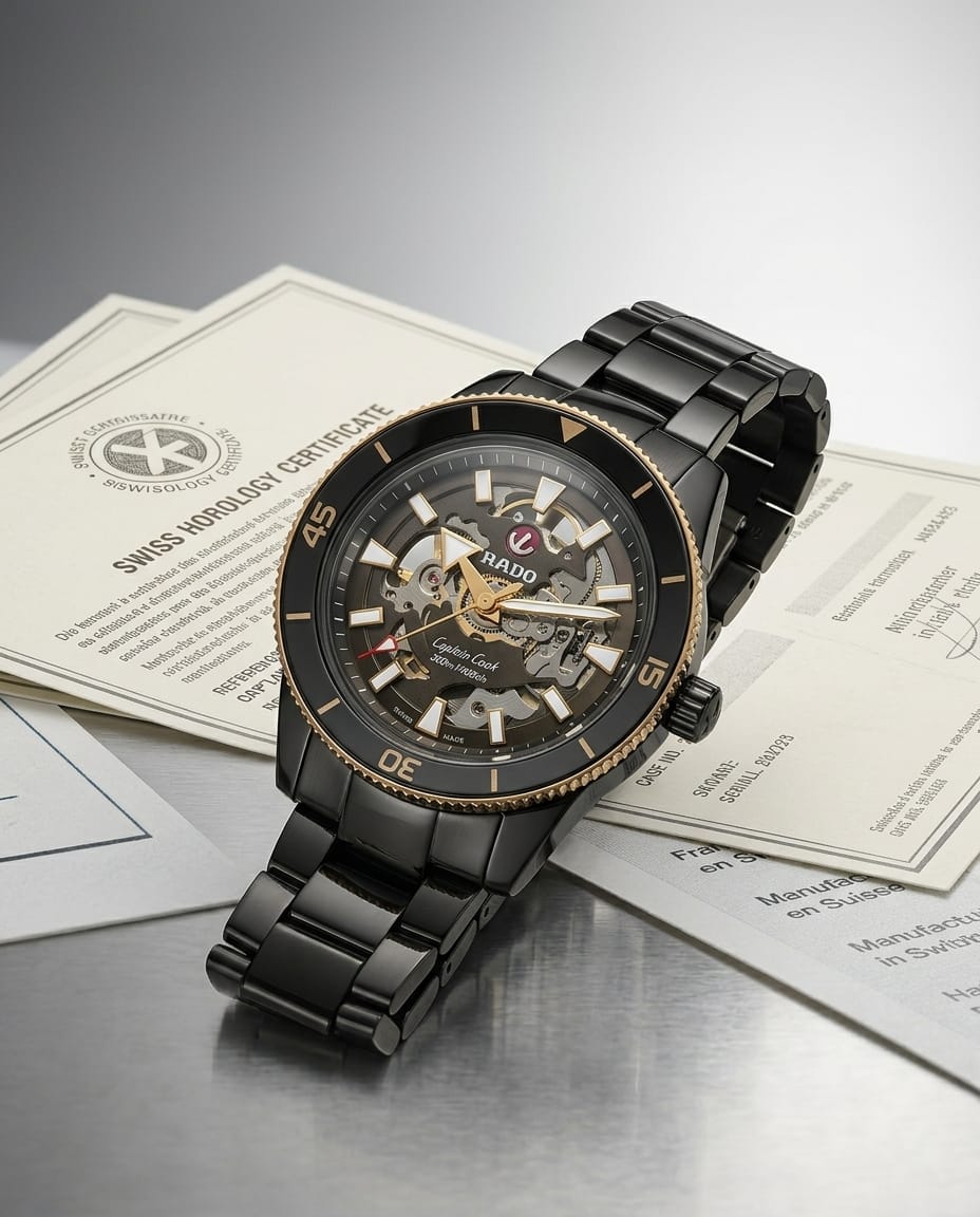 Ra.do Captain Cook HighTech Automatic Silver