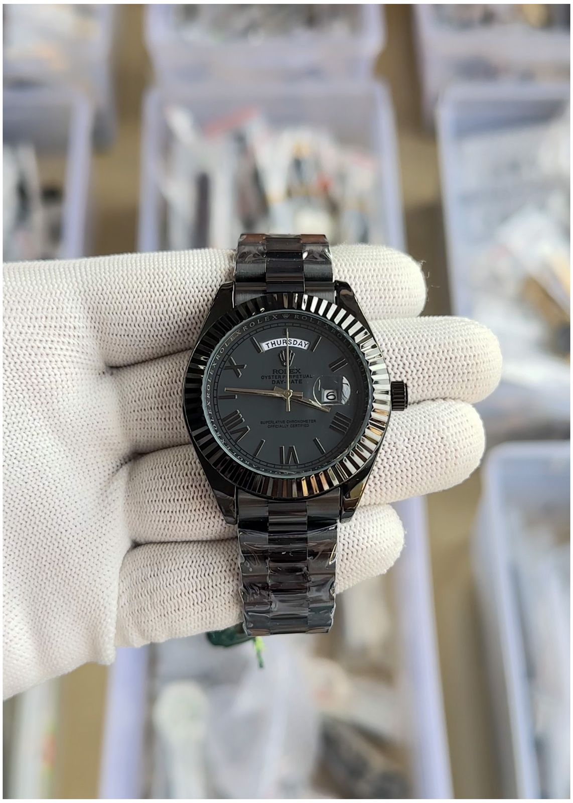 Rol.ex Oyster Perpetual Day Date 40 Battery