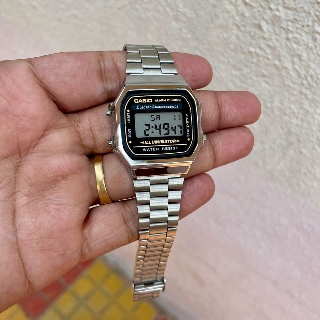 New Casio Vintage Illuminator Silver