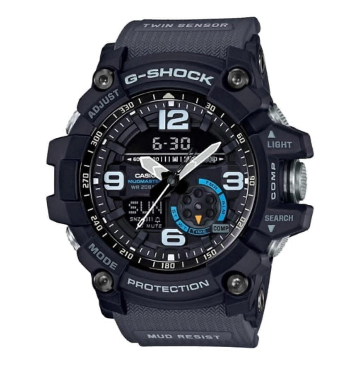 NewCasio G Shock Gg1000 Mud Master Grey Strap