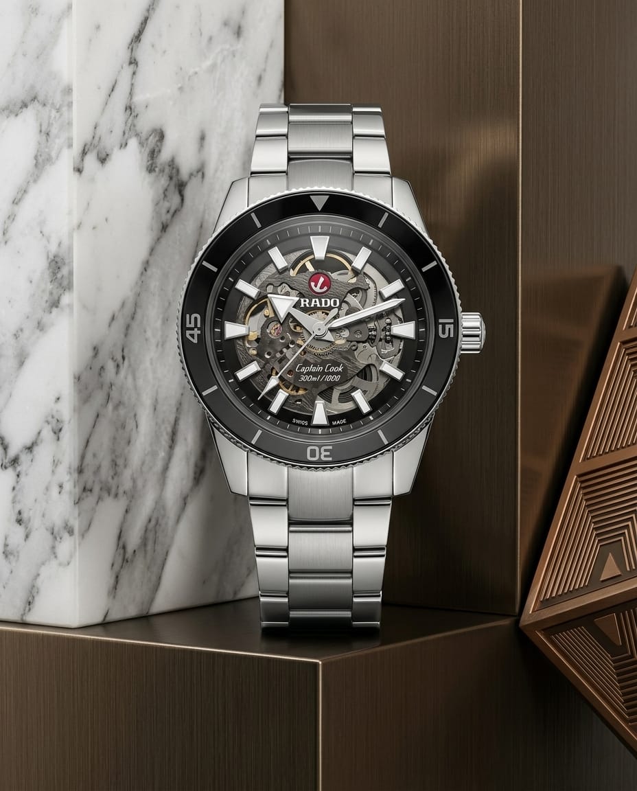 Ra.do Captain Cook HighTech Automatic Silver