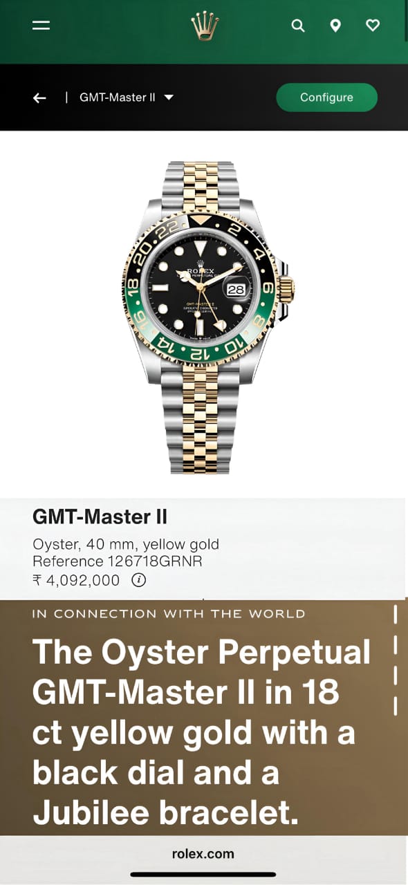 Rol.ex Oyster perpetual Gmt master