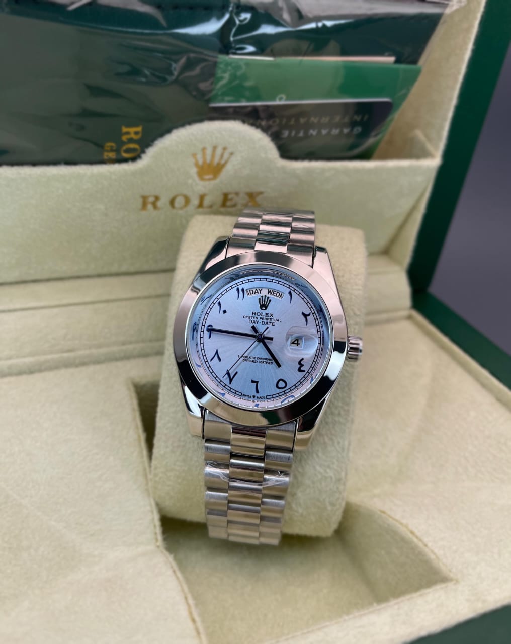 Rol.ex Oyster perpetual Day Date Arabic