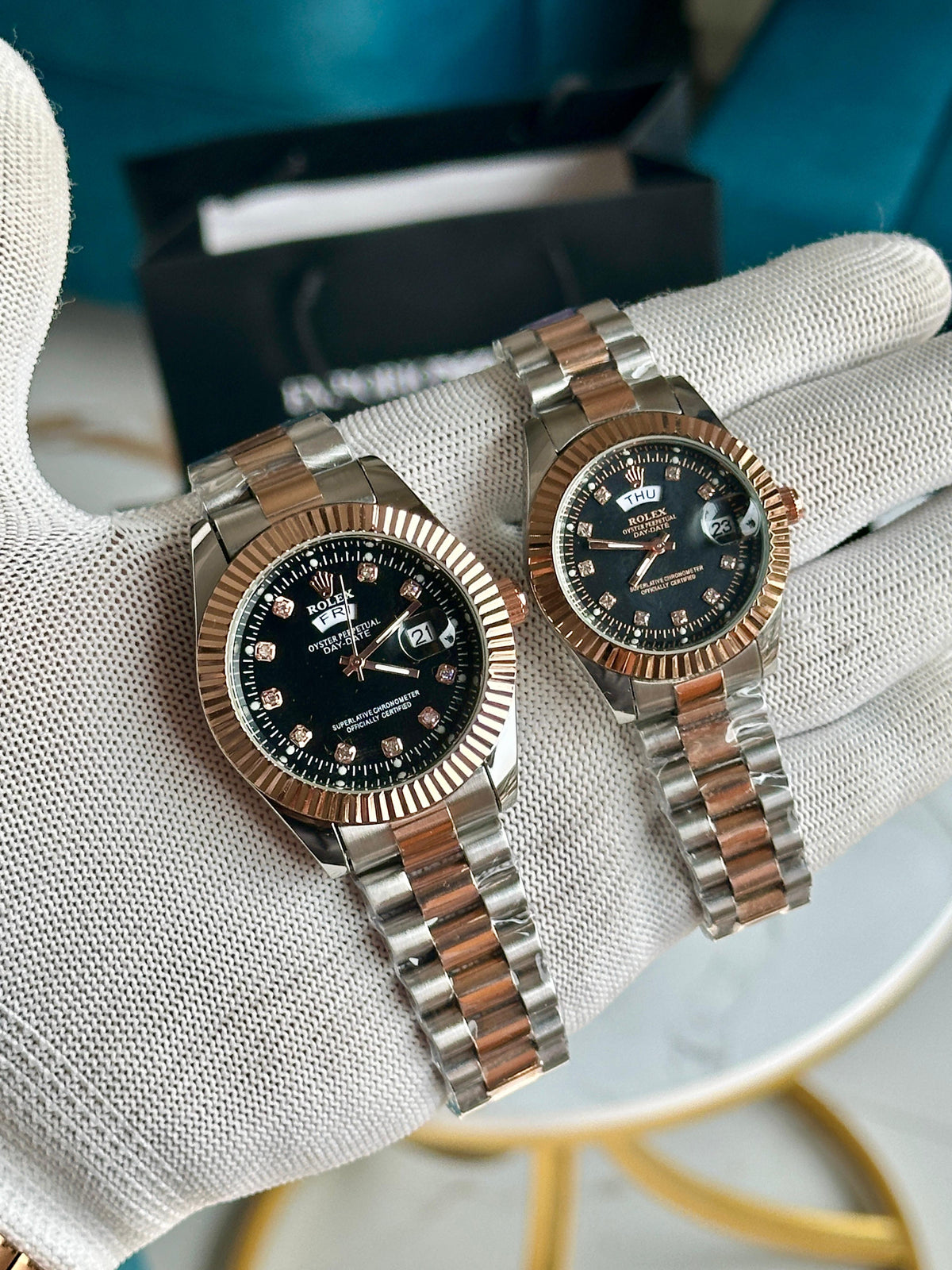 Rol.ex Oyster Day-Date Couple