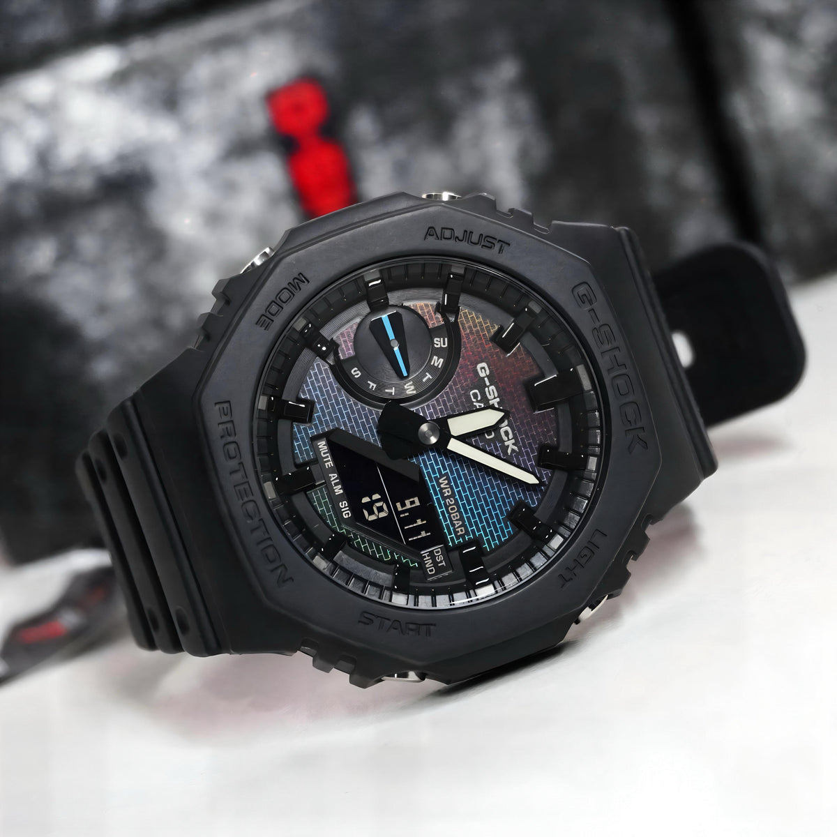 Hot Selling G-Shock GA 2100 Rainbow face