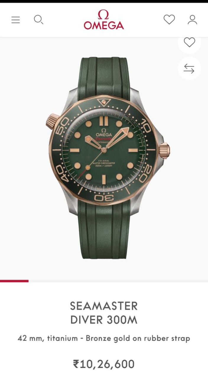 Om.ega seamaster diver 300M automatic